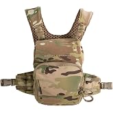 Eberlestock Bravo Modular Bino Pack | Magnetic-Free Hunting Binocular Harness with Quiet Shock Cord Closure &ndash; MOLLE Compatible &ndash; Breathable Air-Mesh Straps