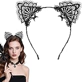 HoveBeaty Black Cat Ears Headband Women Ears Costume for Cosplay Halloween Christmas Party Daily Decoration