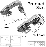 AOLISHENG 90 Degree Concealed Cabinet Hinges Soft Close 35mm Pair view 3