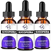 Glycopezil Drops, Official Glycopezil Blood Support Supplement Droppers - Maximum Strength, All Natural Healthy Circulation and Stable Levels, Advanced Glycopezil Health Support Reviews (3 Pack)