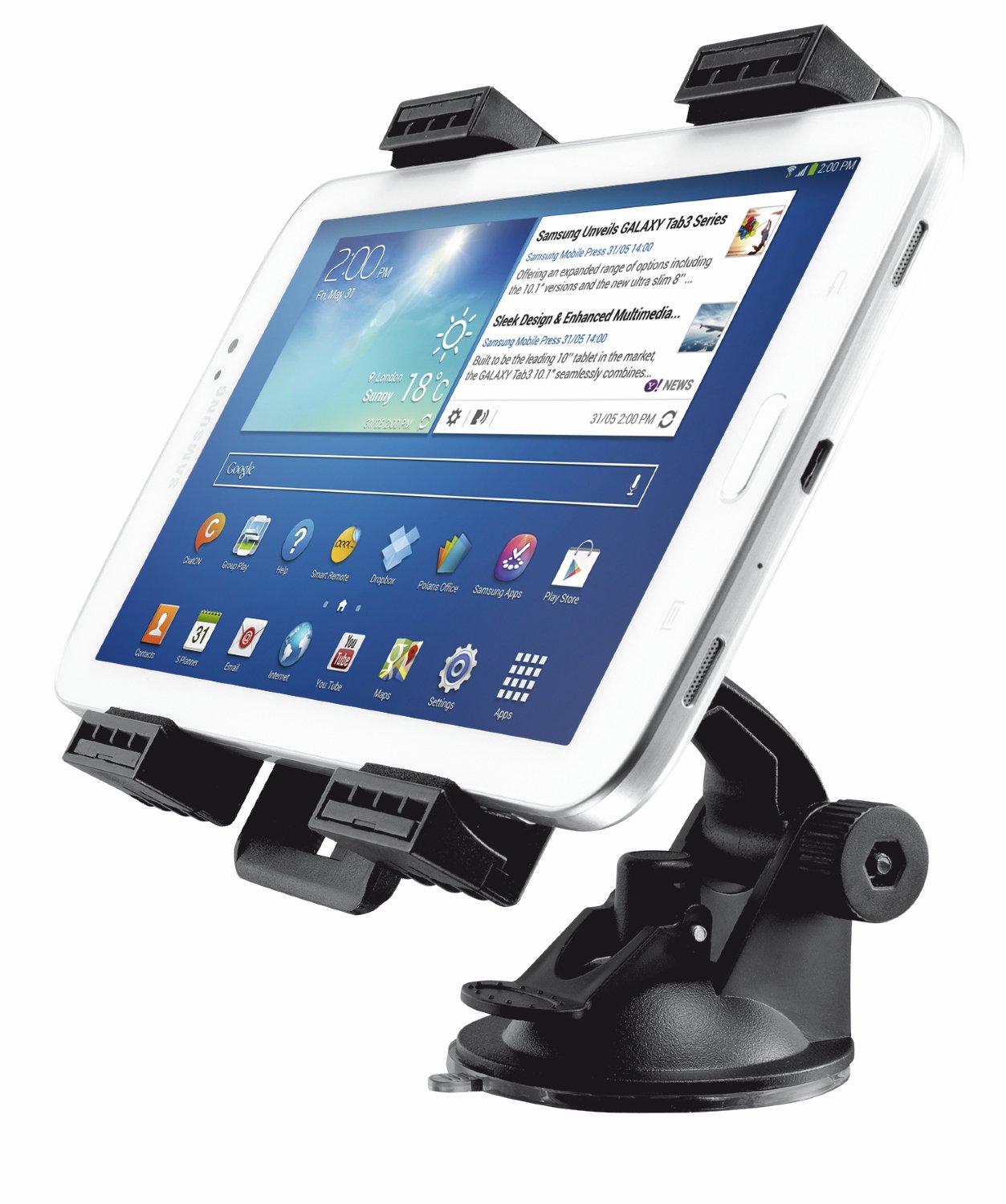 Trust Universal Car Tablet Holder for 7 - 11 Inches Tablets - Black:  Amazon.co.uk: Computers & Accessories