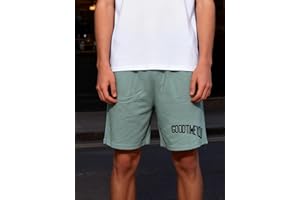 Boys' Athletic Casual Shorts for Teenagers,Cotton Elastic Waist Shorts for Summer Sports & Daily Wear, Kids 13-16 Years