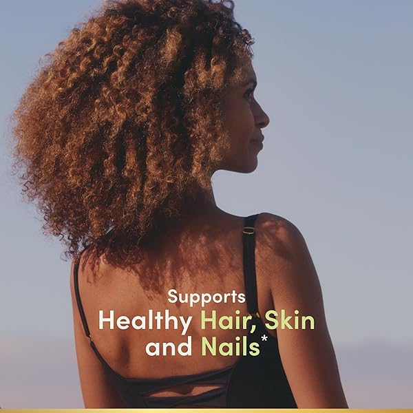 NATURE’S BOUNTY BIOTIN HAIR SKIN AND NAILS VITAMINS, SUPPORTS HEALTHY HAIR, SKIN AND NAILS, 10,000 MCG, 120 SOFTGELS (PACK OF 1)
