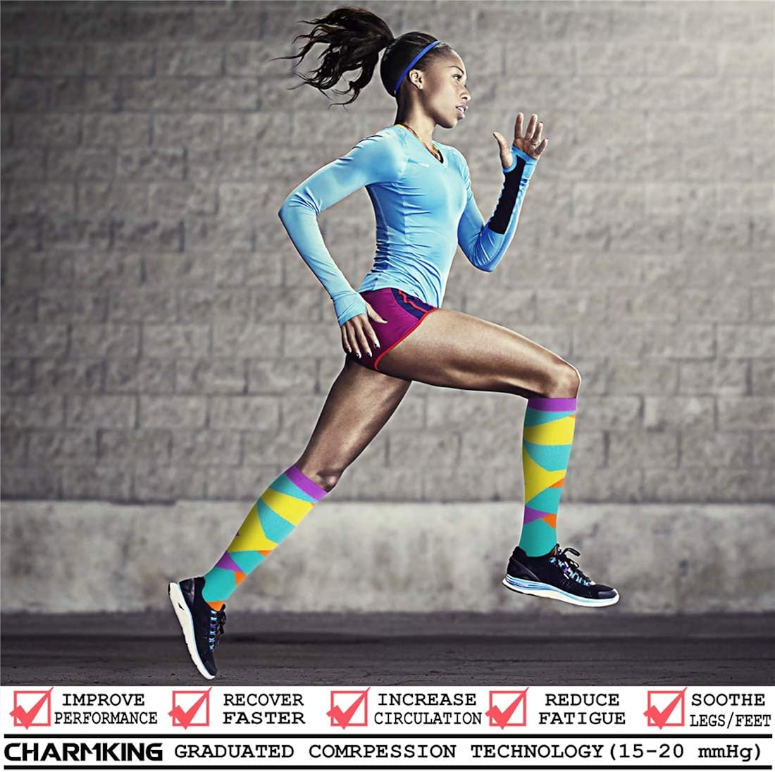 calcetín compresión