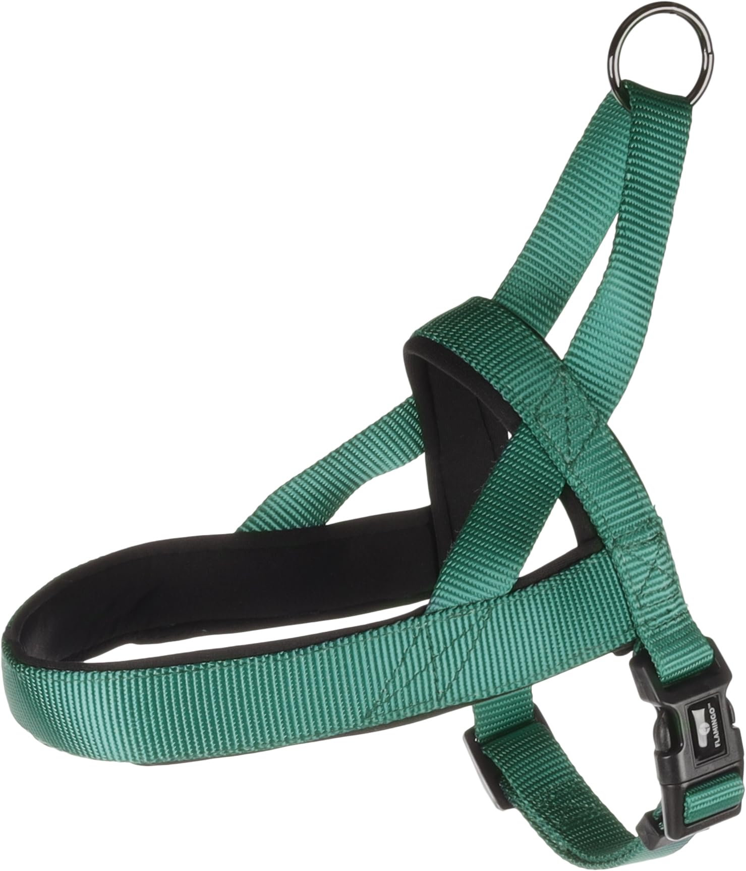 Flamingo Dog Harness Noors Abbi Dark green XXL 62cm 75-100cm 32mm