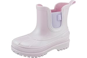 Sperry Toddler Chelsea Rain Boots, Waterproof Rubber Kids Rainboot, Girls/Boys Light Water Shoes for Muddy Park/Hiking