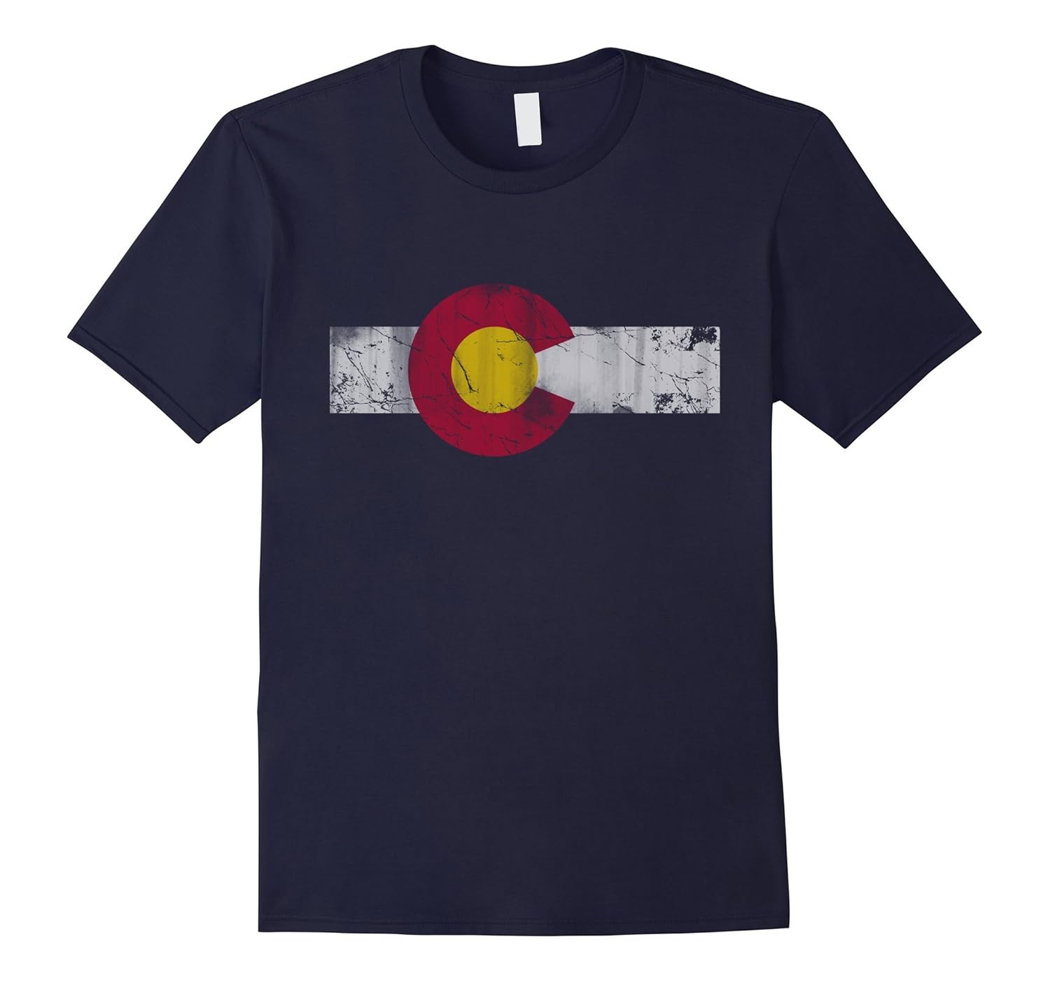 Vintage Patriotic Flag of Colorful Colorado Shirt-Rose