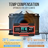 Nexpeak 10 Amp Car Battery Charger 12V/24V Smart Fully Automatic view 5