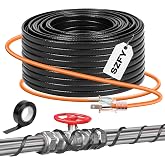 3FT~200FT Heat Tape for Water Pipes -40&deg;F Deicing Pipe Heat Cables for Roof (50FT)