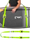 Gradient Fitness SUP & Kayak Carry Strap – Hands-Free Paddle Board, Surfboard & Kayak Carrier with Padded Shoulder Sling – Adjustable Paddleboard Accessory for Men & Women (Green)