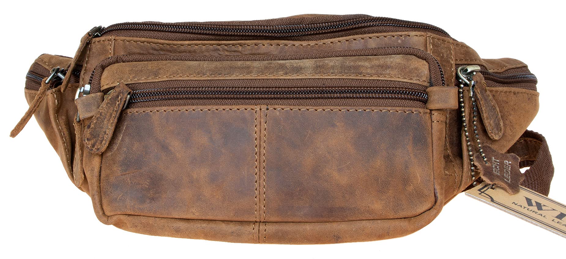 Genuine Leather Belly Bag - Waist Pack - Kidney Bag - Bag