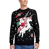 Tipsy Elves Men's Ugly Christmas Sweaters - Funny Christmas Sweaters for Men - Fun Holiday Pullovers