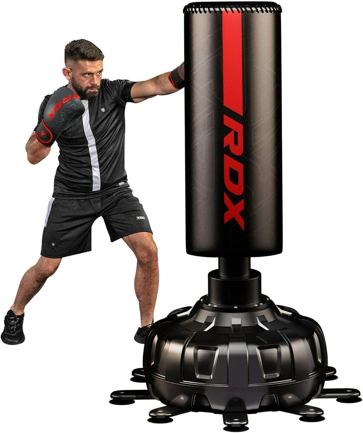 RDX Boxing Gloves Sparring Muay Thai, Premium Maya Hide Leather, Kara Patent Pending, Kickboxing MMA Fight Training, Punch Bag, Focus Mitts Pads, Double end Ball Punching Workout, Ventilated Palm : Sports & Outdoors