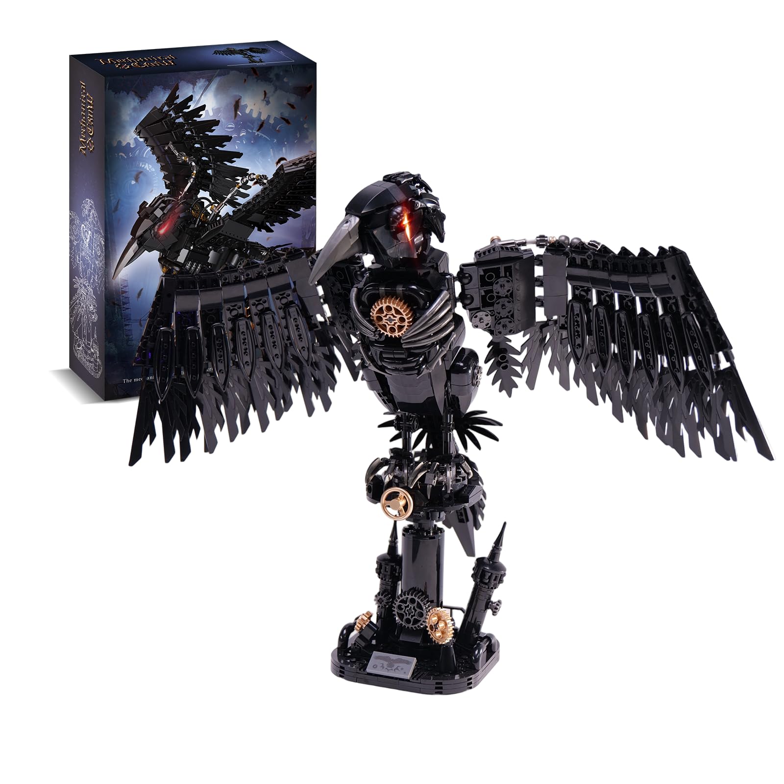 Photo 1 of GXJTYYBS Ideas Magic Raven Building Set?Compatible with Lego Mainstream Brands Adults Collectible MOC Bird Model STEM Toy for Anime Fans Home Decor,Creative Gift for Kids Boys & Girls 8-16 (1018 PCS)