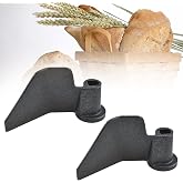 2 Pcs Bread Maker Kneading Paddle, Stainless Steel Non Stick Blade | Bread Machine Mixing Kneading Replacement for Most Bread Maker, Black