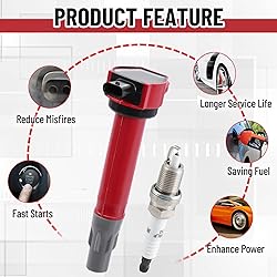Pindex 6 Pack Ignition Coils and Iridium Spark