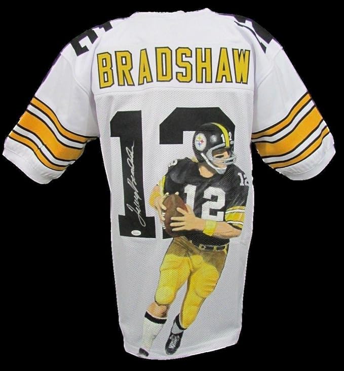 Terry Bradshaw Signed Jersey Painted JSA Certified Autographed