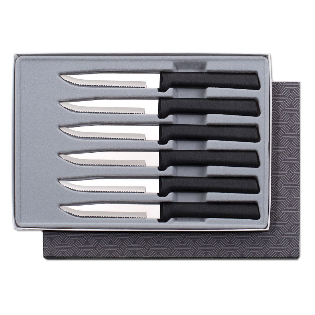 Rada Cutlery Serrated Steak Knife Set Stainless Steel Knives with Black 82449000377 eBay