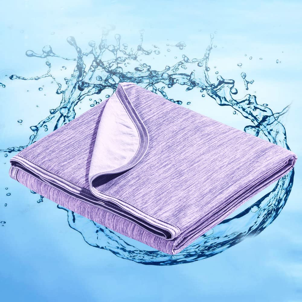 Photo 1 of Cooling Blanket For Hot Sleepers Queen Size, Marchpower Arc-Chill Cool Blanket with Double-Sided Design, Japanese Cooling Fiber Absorbs Body Heat, Lightweight Soft Cold Blanket For Summer Sleeping Bed
