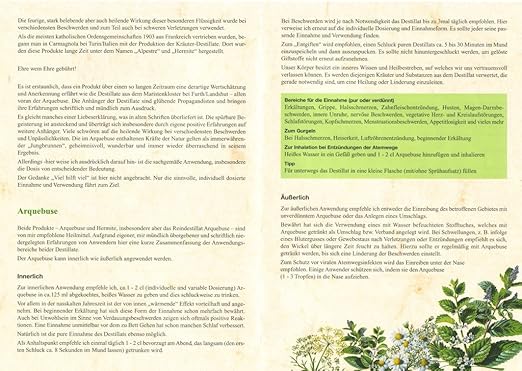 Arquebuse Reines Krauterdestillat Fur Aussere Und Innere Anwendung 0 2l Das Ideale Kleine Geschenk Amazon De Bier Wein Spirituosen