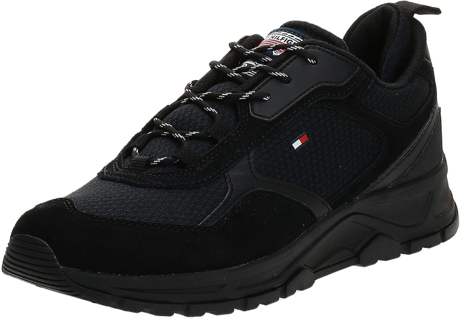 tommy hilfiger fashion mix sneaker in black