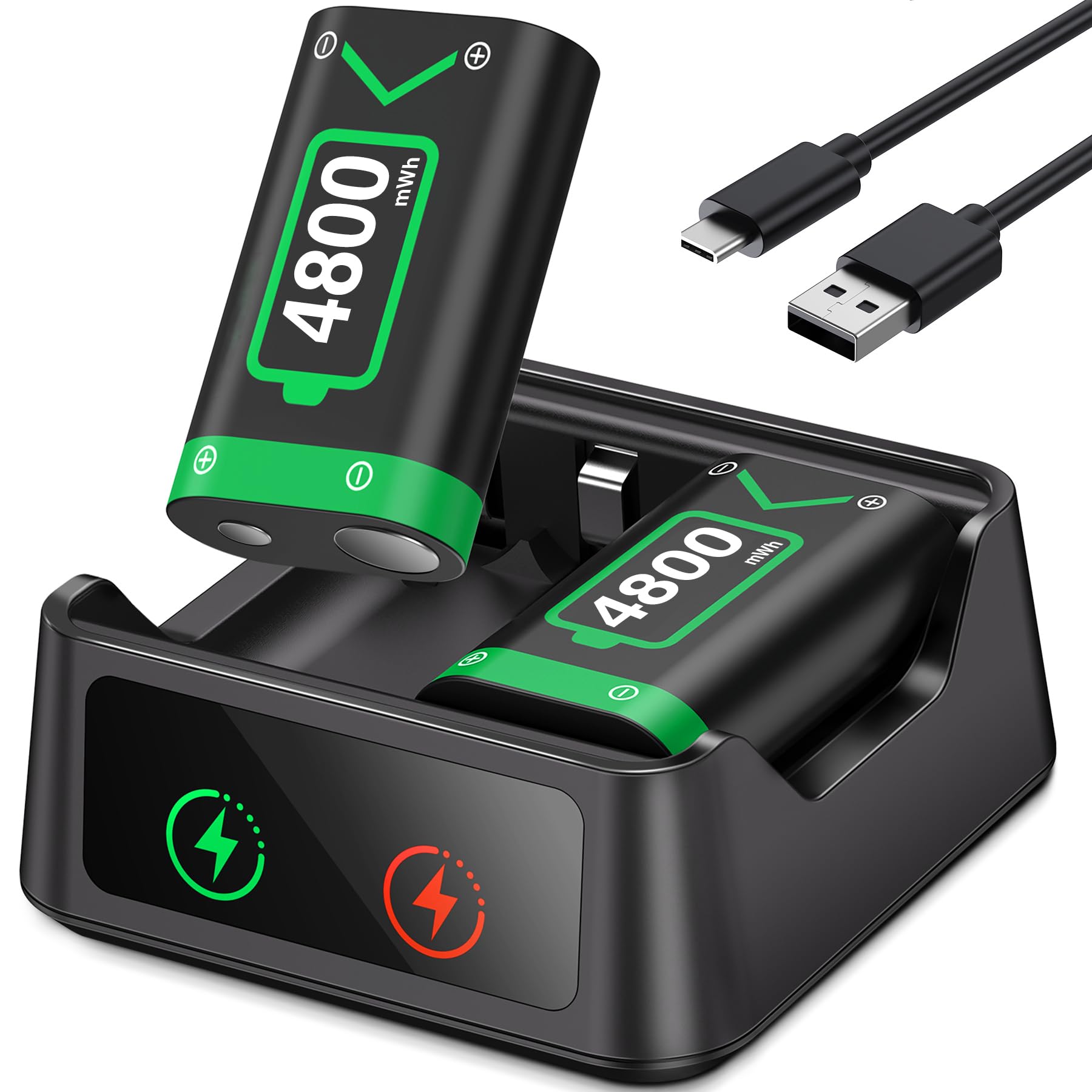 CYOYPPY Battery Pack Compatible with Xbox One Controller