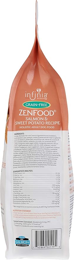 infinia salmon and sweet potato