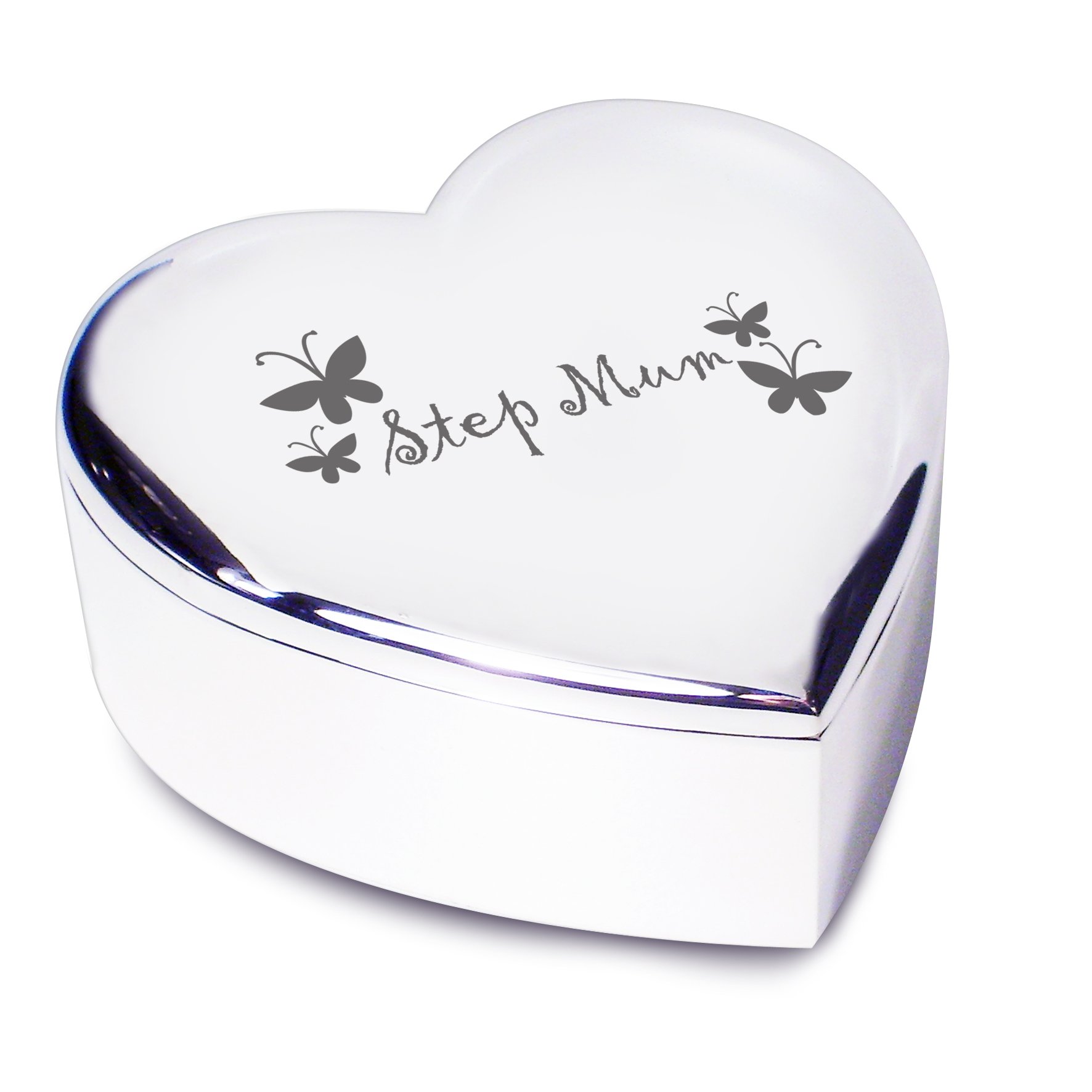 Step Mum Heart Trinket. Ideal gifts and presents for weddings, Christenings, Birthdays, Christmas etc…