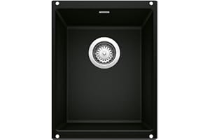 BLANCO Precis Bar/Prep Sink, Coal Black 14 Inch