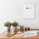 Amazon Basics Magnetic Dry Wipe Whiteboard 28 x 36 cm Aluminum Frame view 6