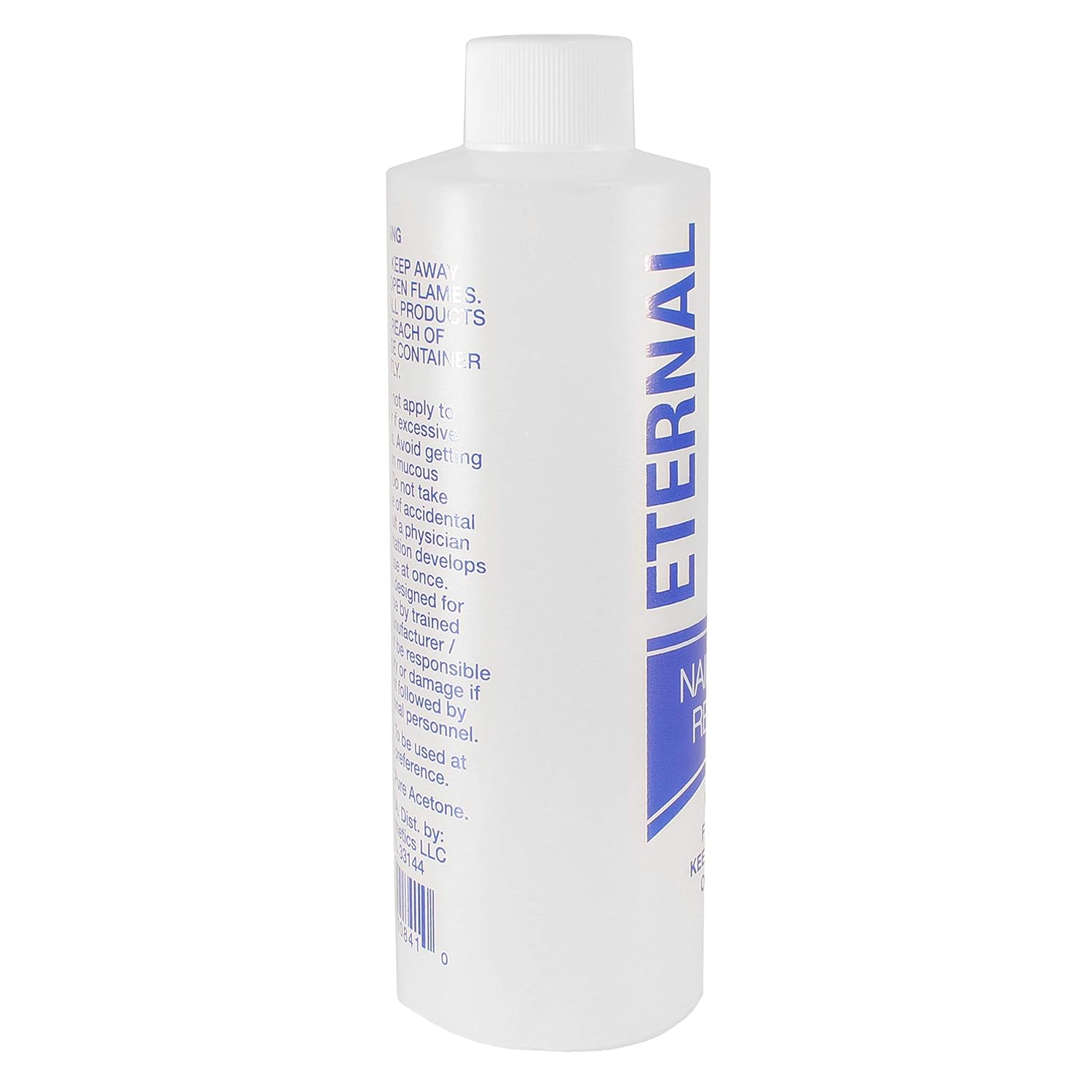 Eternal 100% Pure Acetone – Quick Professional Ultra-Powerful Nail Polish Remover for Natural, Gel, Acrylic, Shellac Nails and Dark Colored Paints (8 Ounces) : Beauty