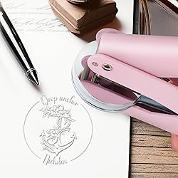 OFCCUSTOM Book Embosser Custom Embosser Stamp with