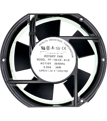 Ventilateur Rotatif Commonwealth FP-108-EX-S1-B Neuf - 380V AC 50/60Hz, 38W, Pour Usage Industriel Ou Atelier