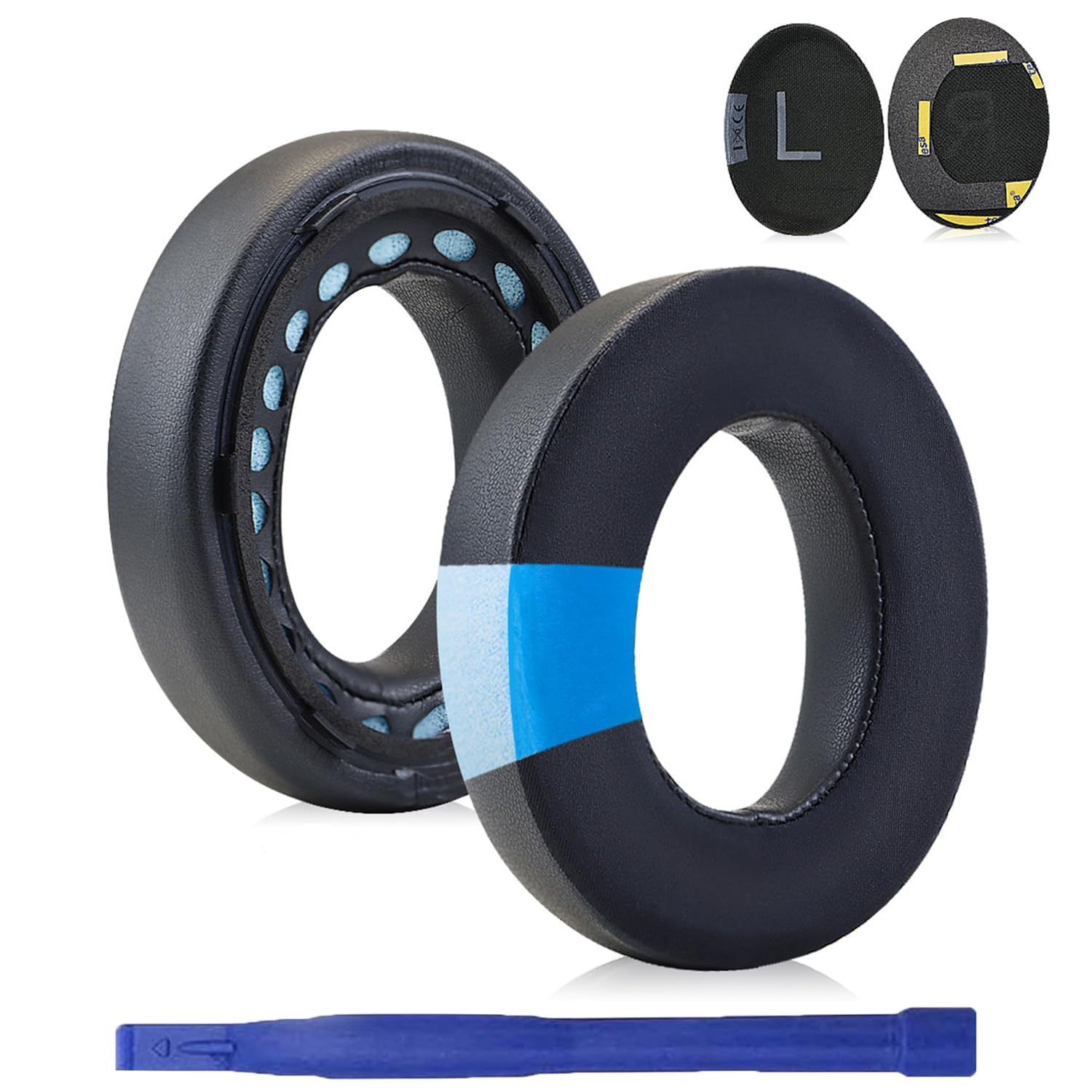 Photo 1 of umvowuxa Replacement Cooling Gel Earpad Cushions for Bose 700/NC700 Wireless Headphones – Ice Silk & Memory Foam Ear Cushions (Black)