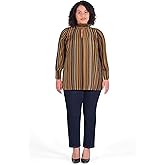 City Chic Women's Plus Size Tunic - Stripe Print