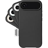 LONLI Classic | Gold-Rated Leather - European Genuine Vele Leather Case for iPhone Air - [Built-in Camera Control and Compatible with Magsafe] - Black
