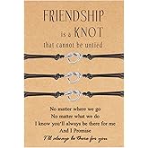 choice of all Friendship Bracelets Matching Heart Bracelets for Best Friend Handmade Braided Rope Bracelet Friendship Gifts for Women Birthday Valentines Day Jewelry Gifts