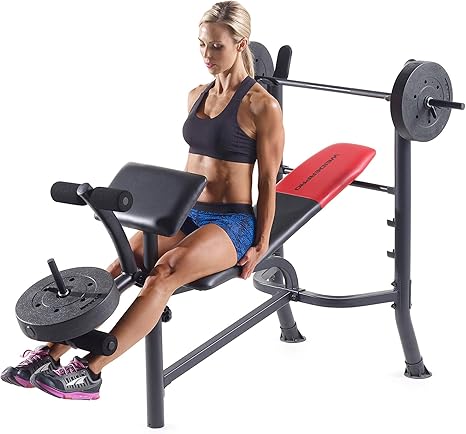 weider pro 265 weight bench with lat pulldown
