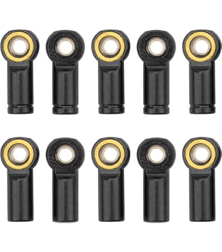 thumbnail interactive-video image 1 of Buy 10Pcs M3 Aluminum Ball Head Holder Link Rod Ends Joint Linkage For 1 of 10