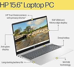 HP 15 15.6" FHD Laptop Computer Student and