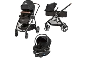 Maxi-Cosi Zelia Max 5-in-1 Modular Travel System, Carraige mode, Reversible toddler seat, Use from birth, Mico infant car sea