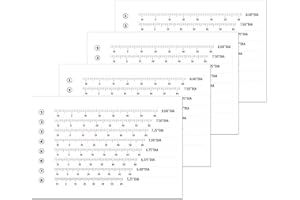 4pcs Harmonic Balancer Timing Tape for Engines, 5.25" to 8.00" Dia Precision Adhesive Stickers for Smooth Engine Performance 