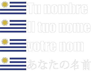 JINTORA -Uruguay- Fuente Blanca - Pegatina Vinilo Impreso para ...