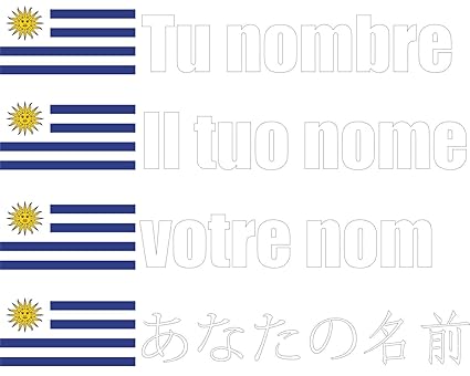 JINTORA -Uruguay- Fuente Blanca - Pegatina Vinilo Impreso para ...