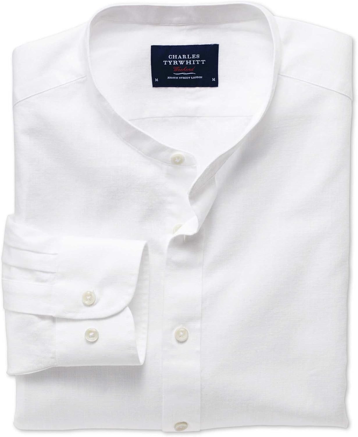 collarless shirt charles tyrwhitt