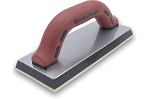 MARSHALLTOWN 9 x 4 Inch Gum Rubber Tilers Float, Durasoft Handle, Flooring and Tile Float, Made in The USA, 43D