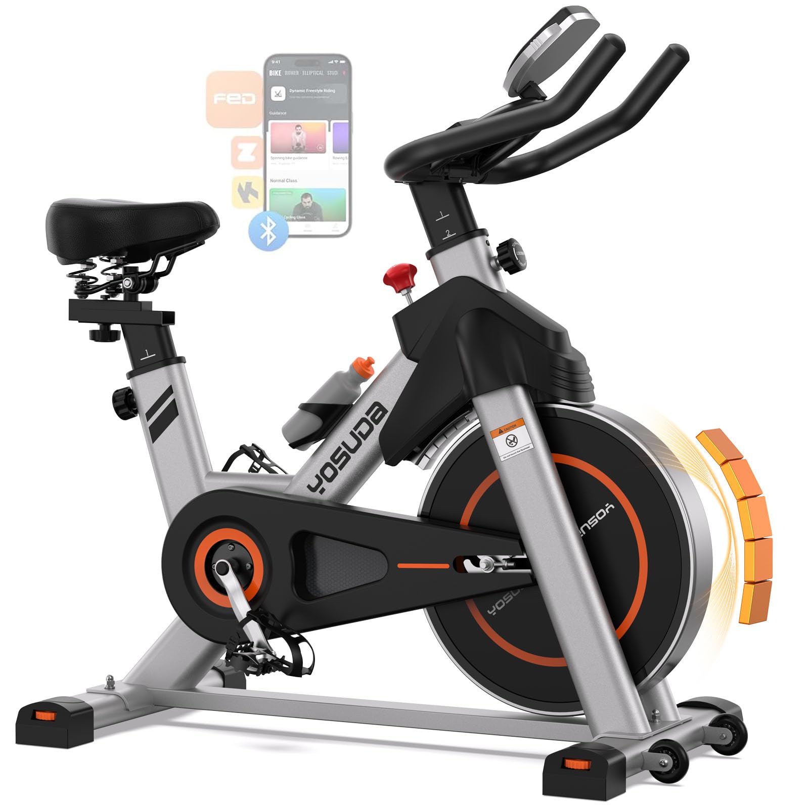 Photo 1 of ******BRAND NEW ITEM******** YOSUDA Indoor Cycling Bike - Magnetic Resistance, Stationary Bike with Tablet Mount & Comfortable Seat Cushion