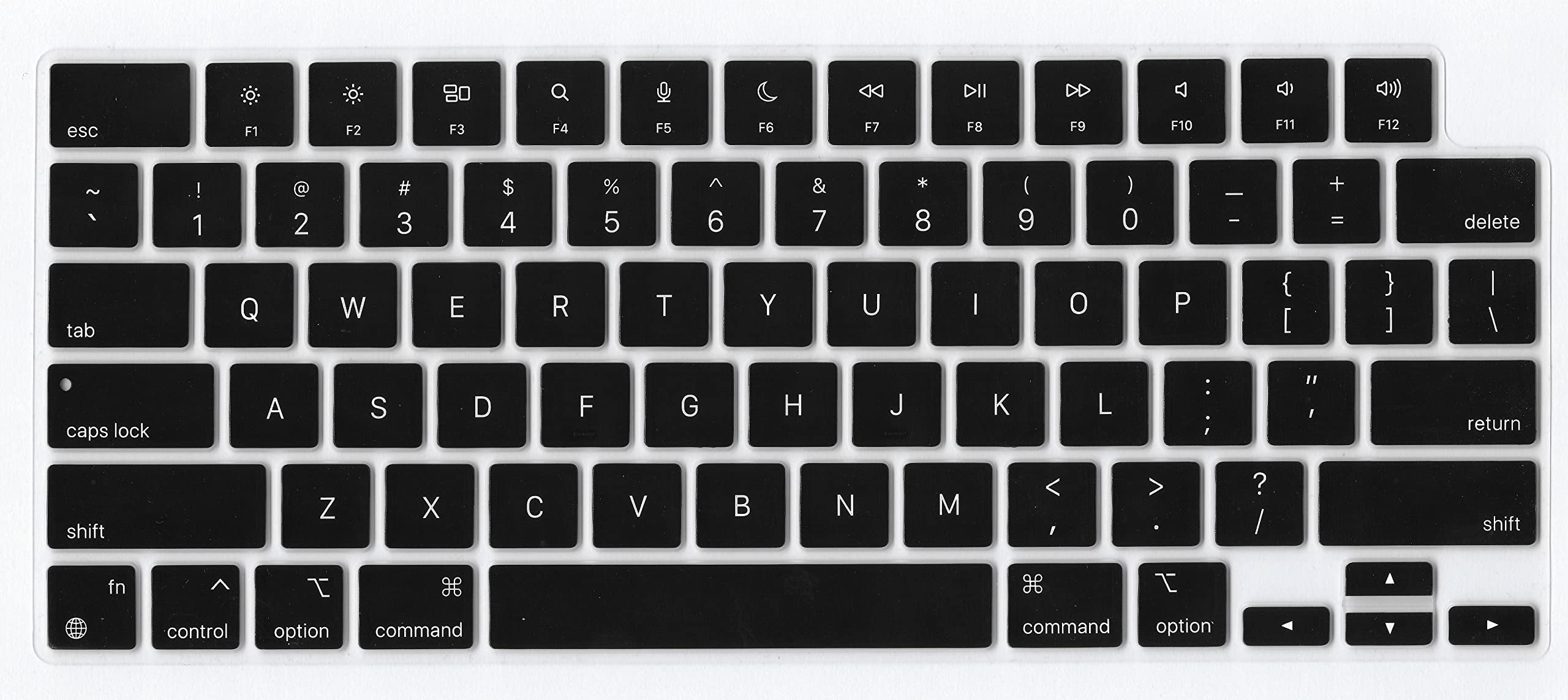 Photo 1 of Se7enline Compatible with MacBook Keyboard Cover for Mac Pro 14 16 inch & Mac Air 13.6/15.3 inch(M4 M3 M2 M1) 2021-2025 A2918 A3112 A3401 A3403 A2992 A2779 A2991/A2681/A3113/A2941/A3114,Black