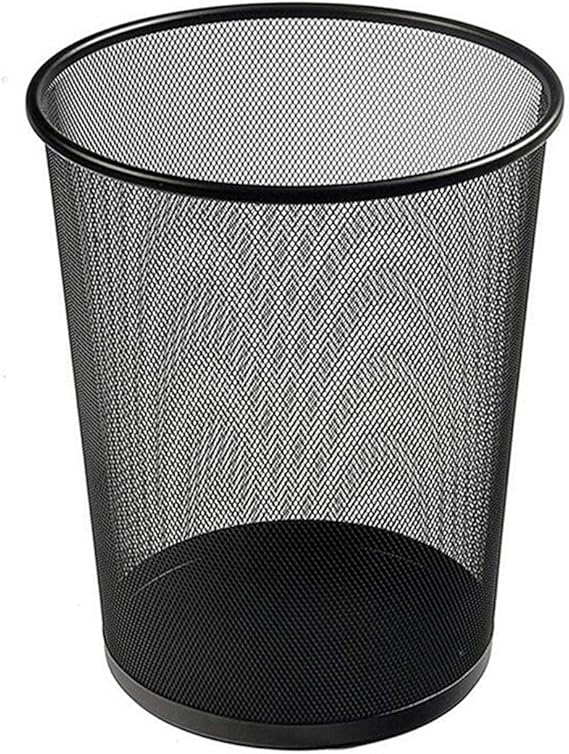 Cosye Cubo de Basura de Malla de Metal pequeño de 11 litros, Canasta de