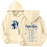 Fre-ya Skye Stars Align Tour Hoodies for Kids Fre-ya Skye Merch Hoodie Fashion Graphic Sweatshirts for 4-13 Years